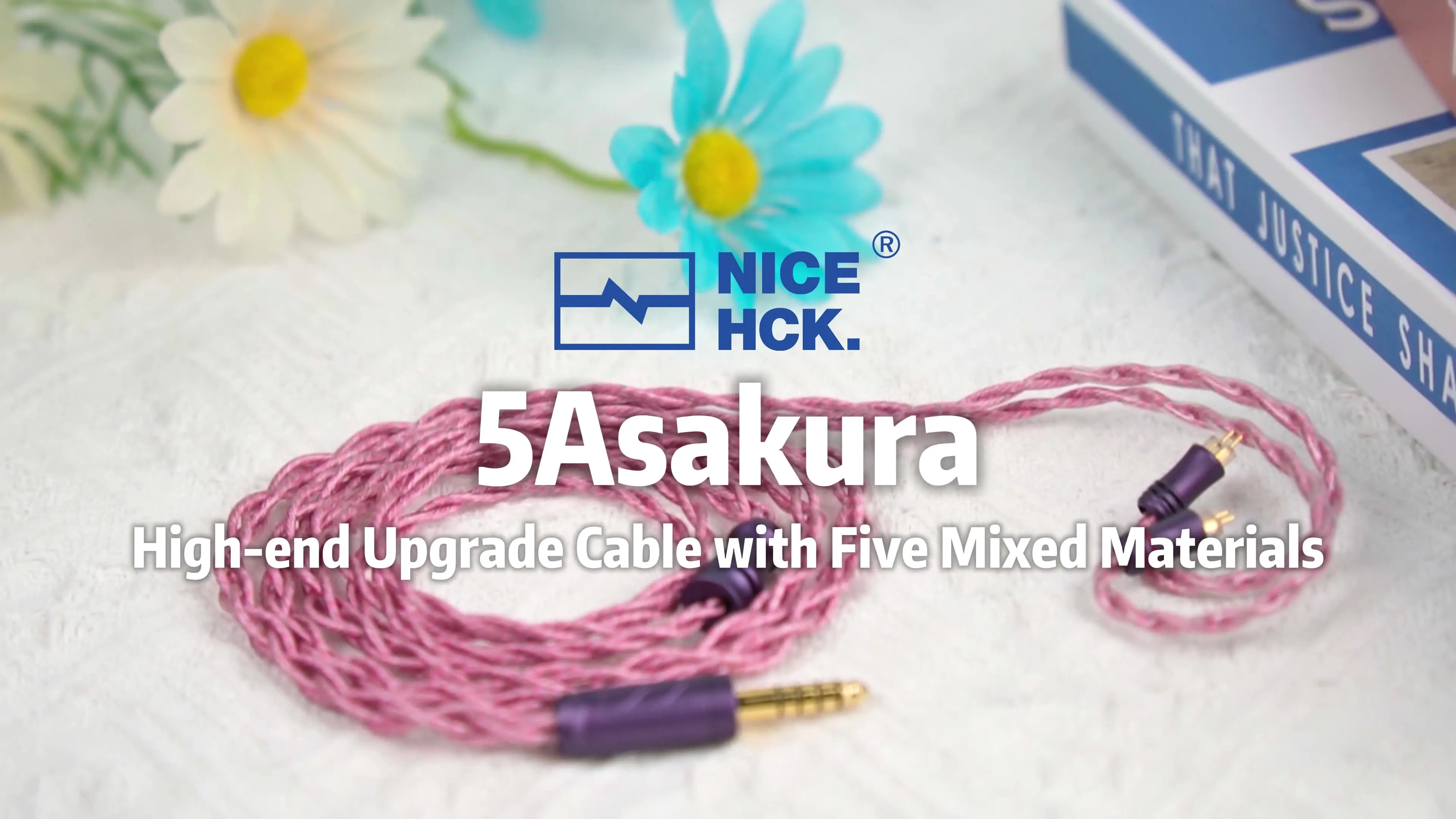 NICEHCK 5Asakura Replace Audiophile Cable 5 Materials Mixed 4.4mm