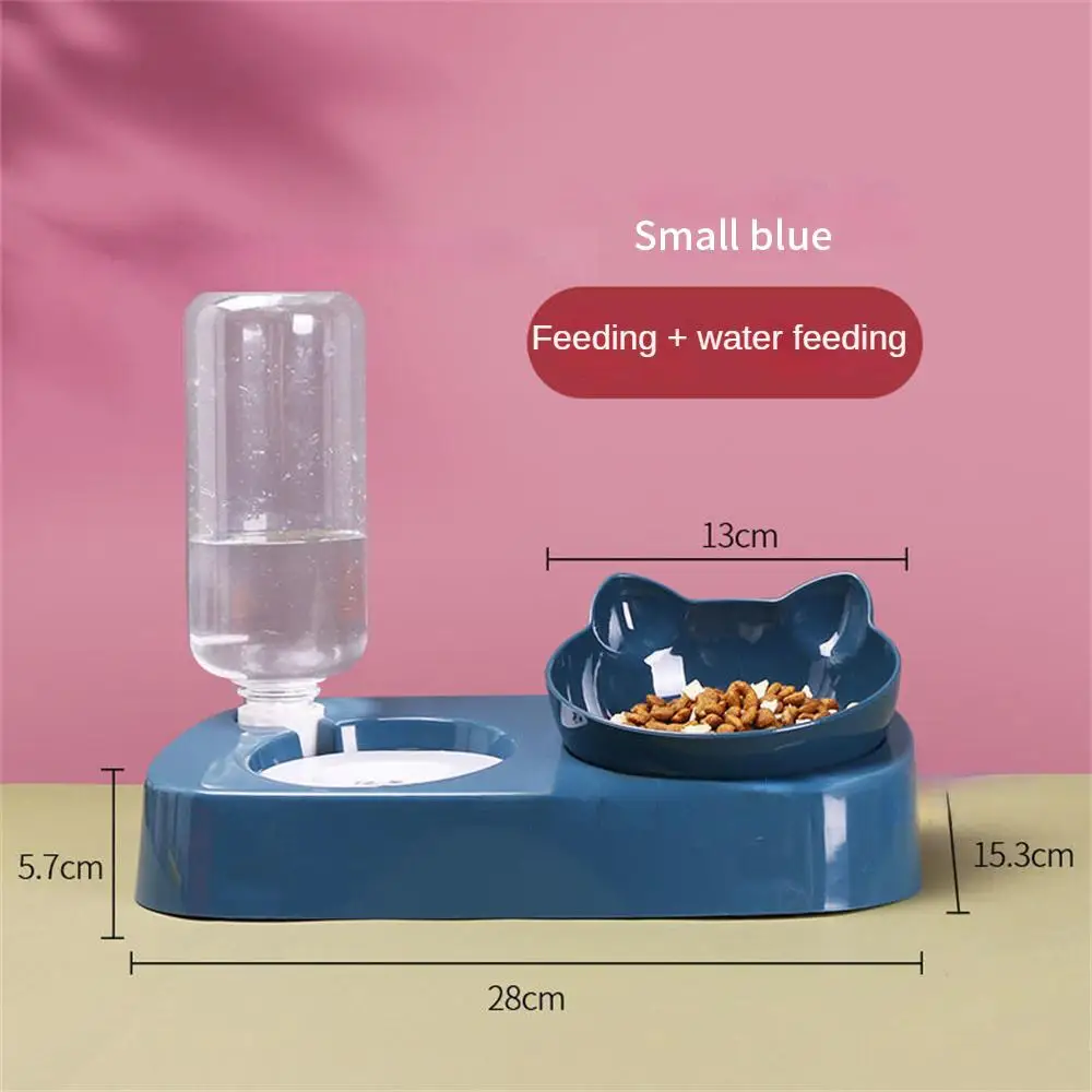 Title 4, 2 In 1 Pet Bowl 15 Degrees Tilt To Protect Cerv...
