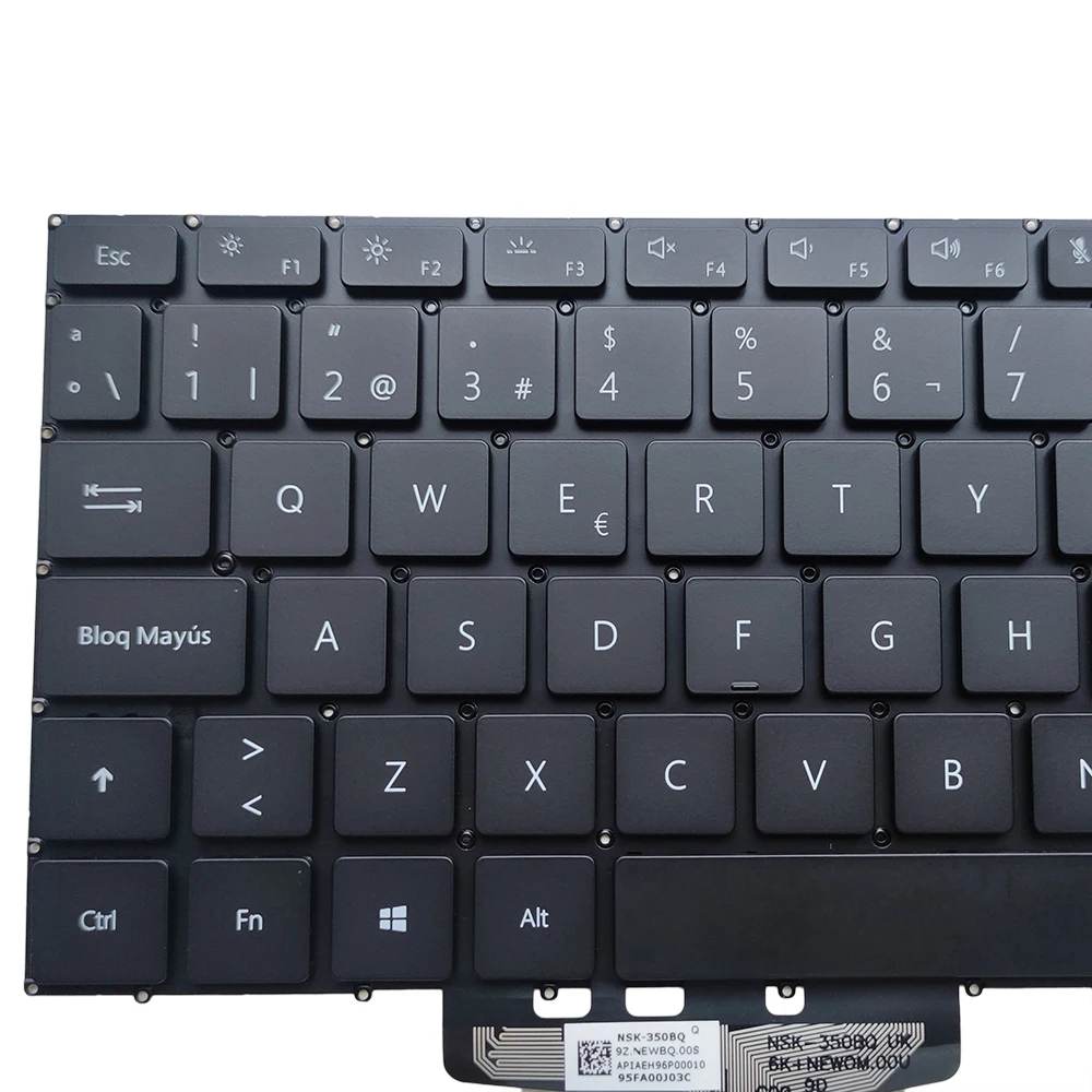 Teclado Retroiluminado para Huawei Matebook 13 Teclado Espanhol Latino Hn-w19r W19l Wrt-w09 W19 W29 Wrtb-wfe9l Vlt-w50 W60 9z.newbn.00q - Imagem 6