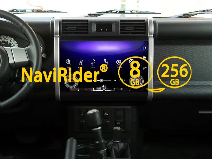 13.3" Android 13 Car Radio For Toyota FJ Cruiser J15 2007-2020 Carplay GPS Navi