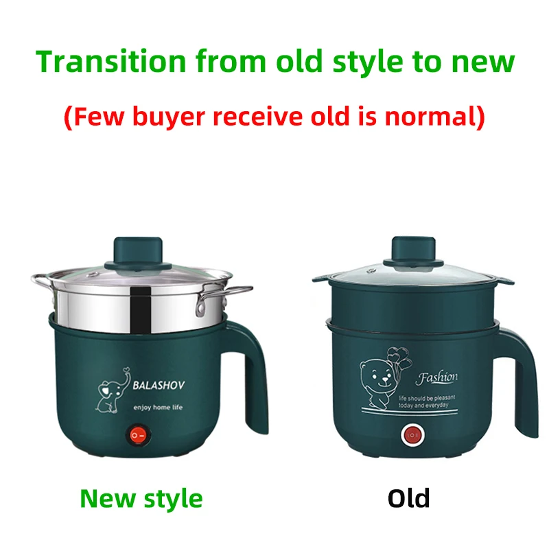 1.8L Electric Multicooker Non-Stick Single/Double Layer Pots Home Dormitory Multi-function Cooking Machine