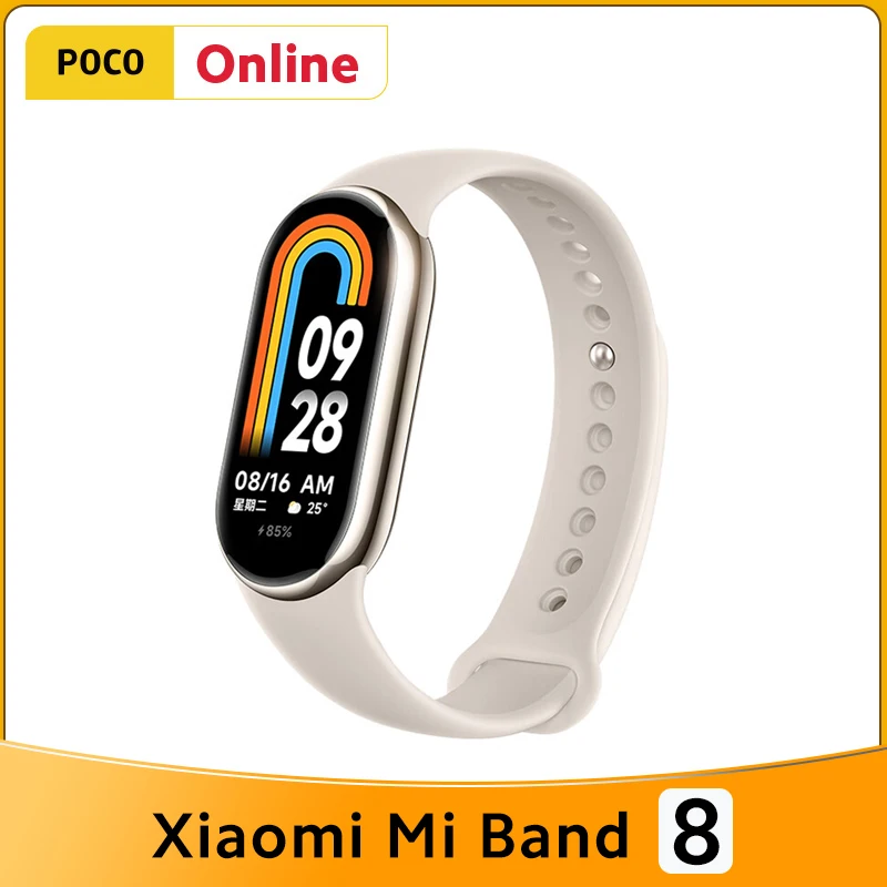 

Original Xiaomi Mi Band 8 Smart Bracelet 1.62'' AMOLED Screen 150 Sport Modes Blood Oxygen Fitness Tracking Bluetooth Smartband