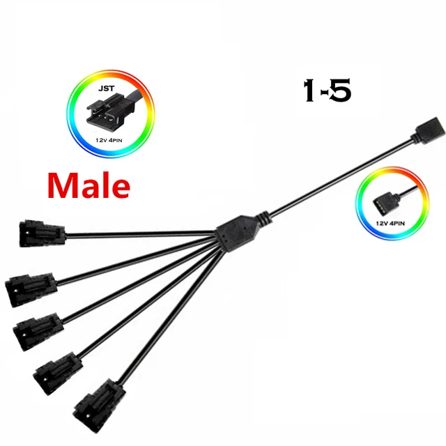 12V 4PIN Male1-5