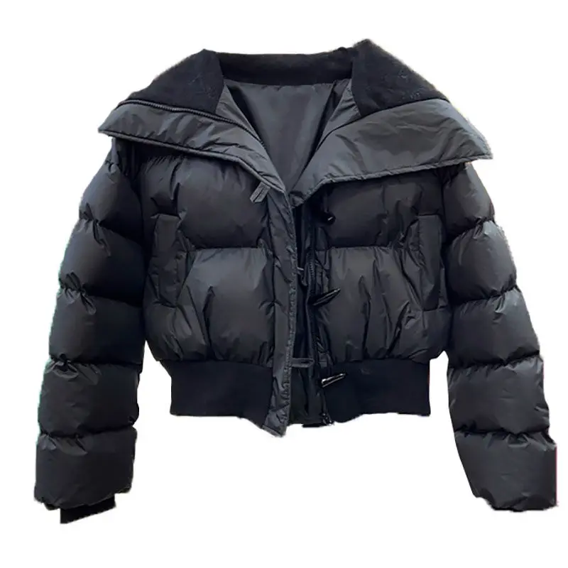 

Женская парка с хлопковой подкладкой, короткая куртка на осень-зиму, 2023