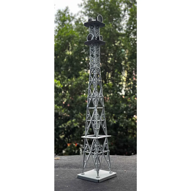 1/150 N Scale Model Electric Tower Radio Tower Model Train Scene Miniature Collection Sand Table Landscape Assemble Model - Image 2