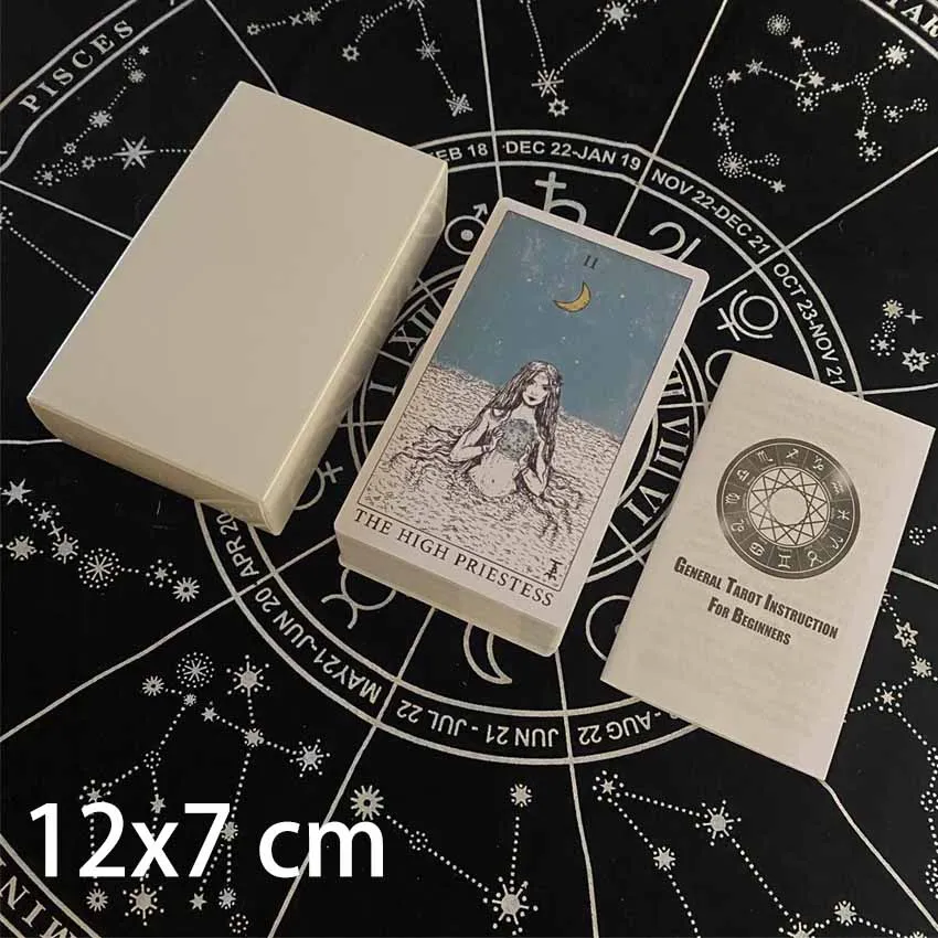 

Карточные бумажные карточные игры Tempest Tarot 12x7 см