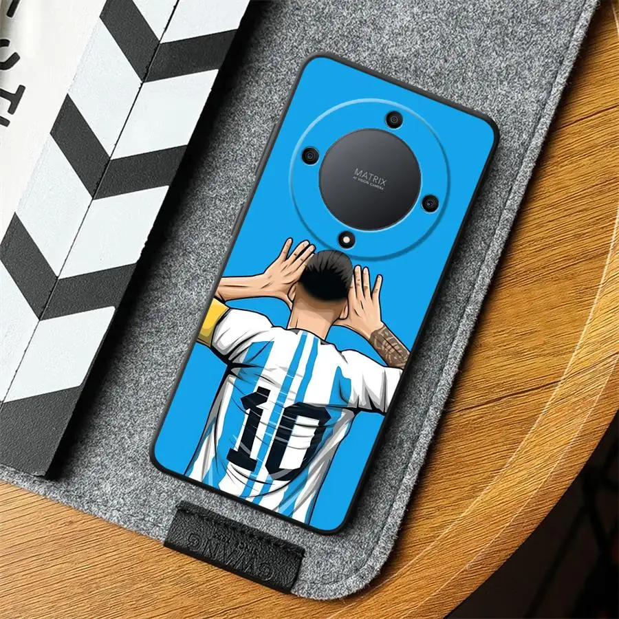 Football Star Numbers Soft Phone Case Cover