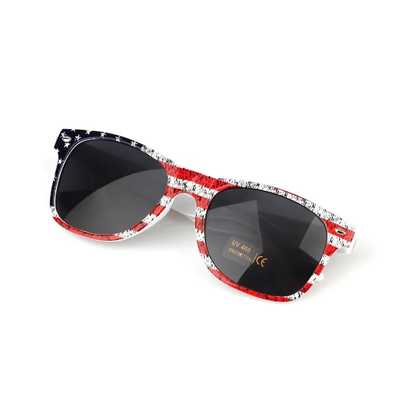 Fashion American Flag Oval Sunglasses Women's Luxury Brand Designer Coating Eyewear Retro Shades Party Sun Glasses UV400 SG106 4