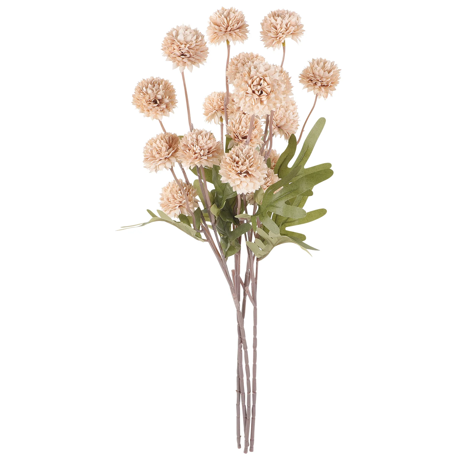 

4 Pcs Dandelion Artificial Flower Decoration Bride Roses Flowers Simulation Plastic Lifelike Faux Dandelions