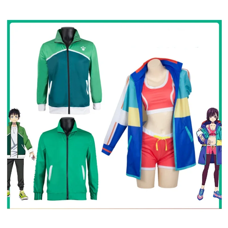 Anime Zom 100 Bucket List of The Dead Akira Tendou Shizuka Mikazuki Cosplay Costume Unisex 3d Hoodie Zipper Hooded Sweatershirt