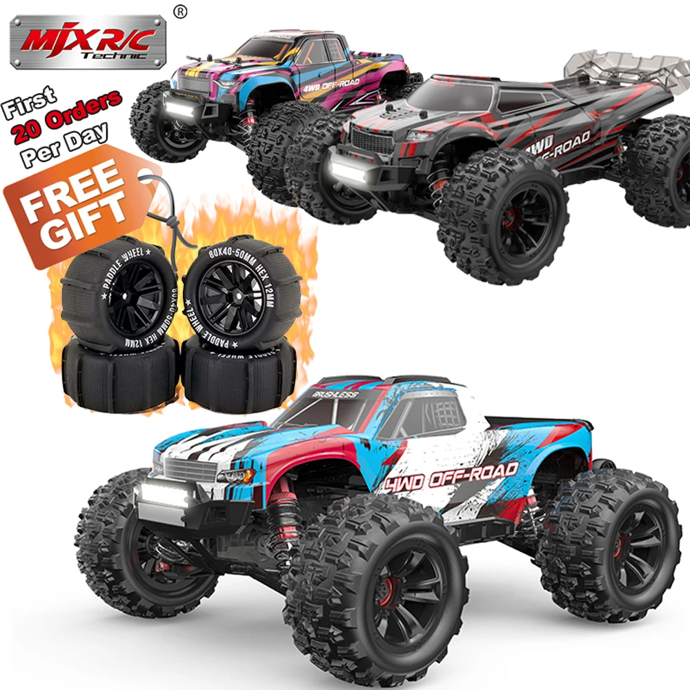 MJX Hyper Go 16208 16210 Remote Control 2.4G 1/16 Brushless RC Hobby Car  Vehicle 68KMH High-Speed Off-Road Truck