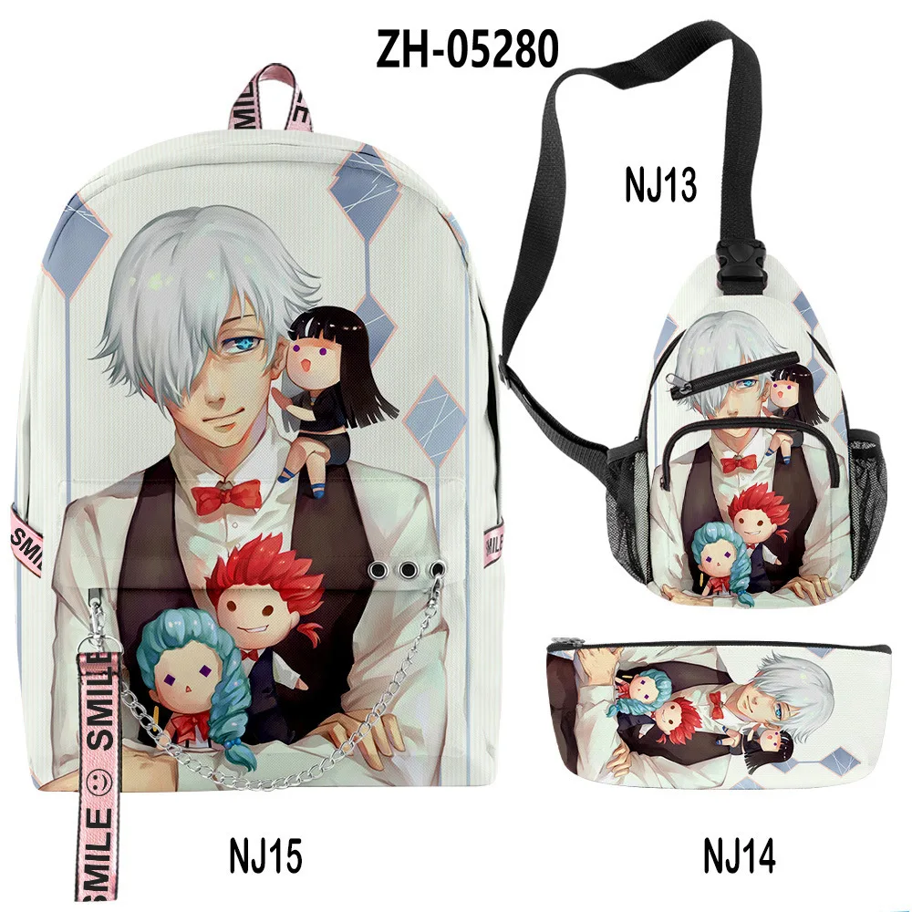 Death parade, caleidoscópio caminhadas ao ar livre mochila equitação  escalada saco de esportes death parade parade anime mangá cor - AliExpress