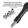 JCD Hot Air Gun Hand Shank Micro Rework Soldering Station LED Digital Hair Dryer For 750W Welding Repair Tools 6