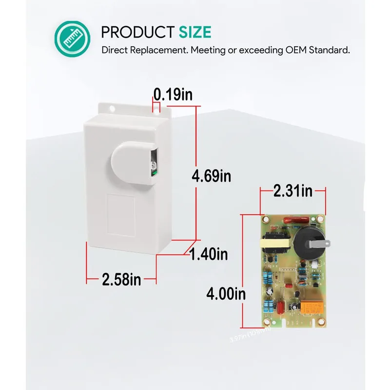 520871, 520814 Ignition Control Circuit Module Board for Suburban RV Water Heater & Furnace SW4D, SW6D, SW10D, SW12D, SW16D