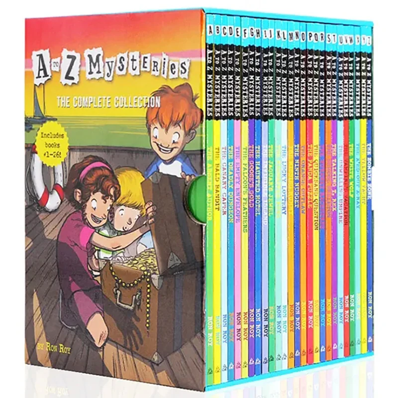 

26 Books/Set Children Picture Book A To Z Mysteries Children's Literature English Picture Novel Story Book