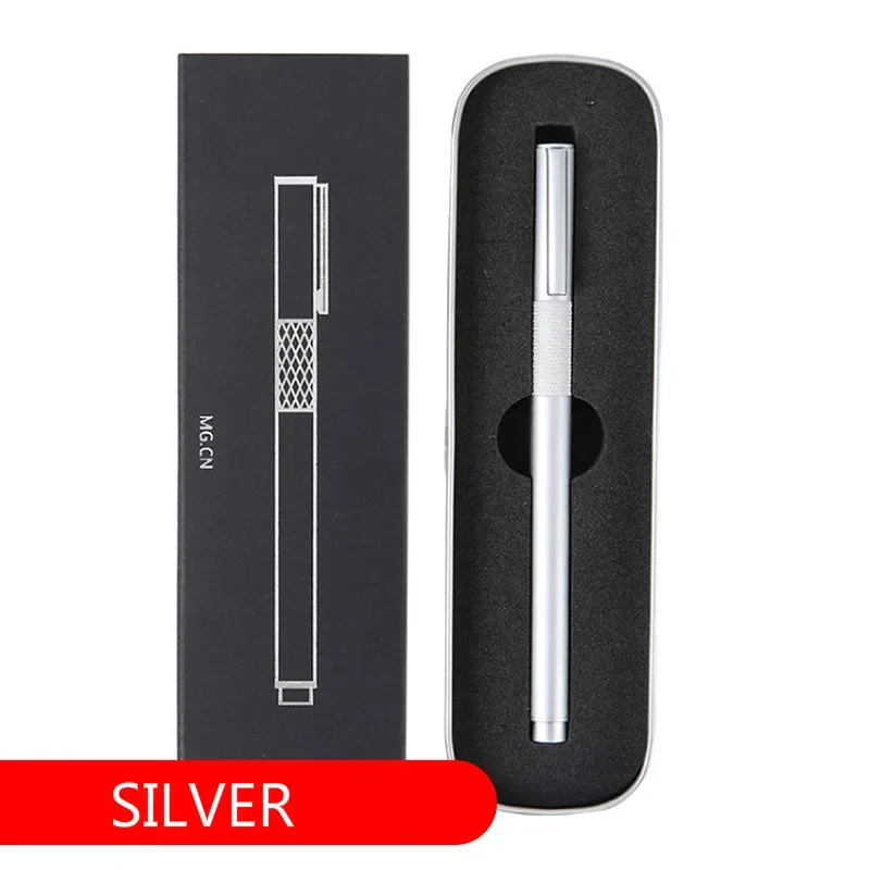 M & G 문구 우수한 금속 로즈 골든 만년필 잉크 펜, 0.38mm 서명 학생 사무실