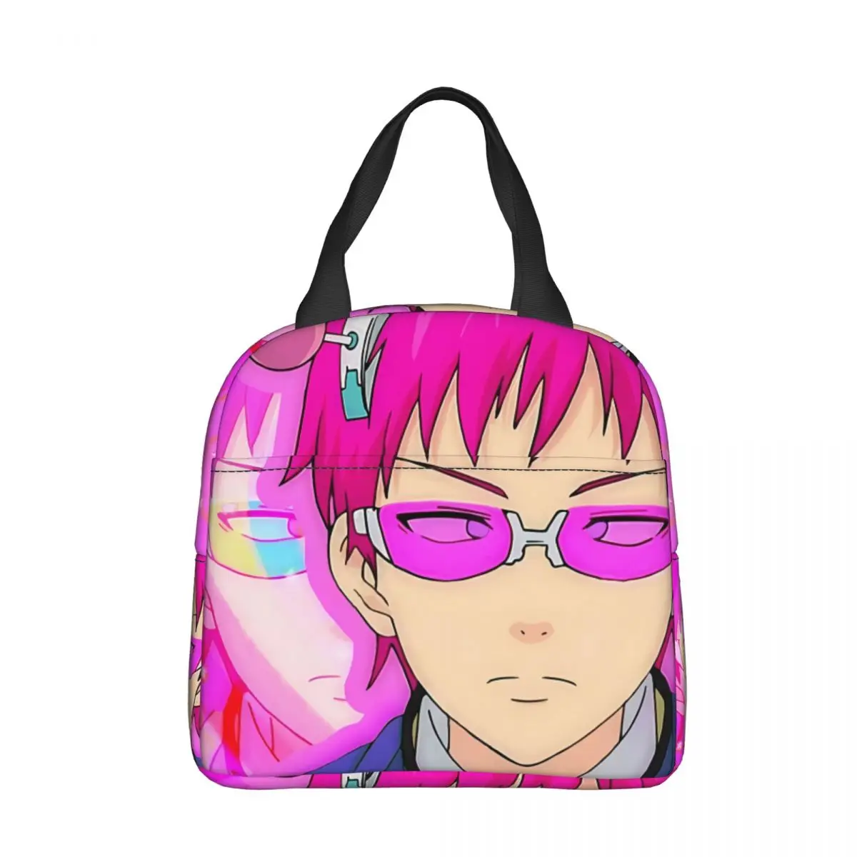 

Удивительная изолированная сумка для ланча, катастрофическая жизнь Saiki K, женская, Детская сумка-холодильник, термопортативный Ланч-бокс, сумка-тоут для льда