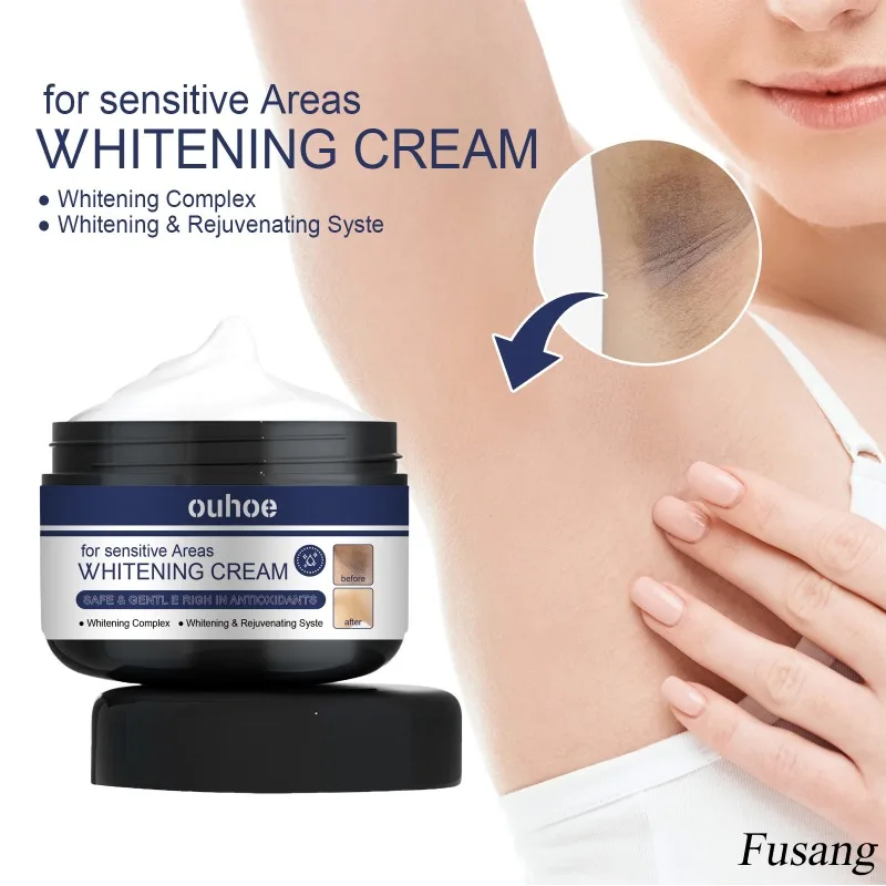 Body Knees Joint Whitening Cream Women Brighten Underarm Elbow Melanin Removal Cream Intimate Parts Dark Spots Snow Bleach Cream