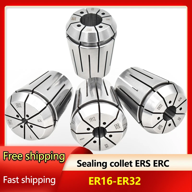 Sealing Collets ER32 ER25 ER20 ER16 Cooling Collets ERC End Plane Effluent Water Chilling Tools