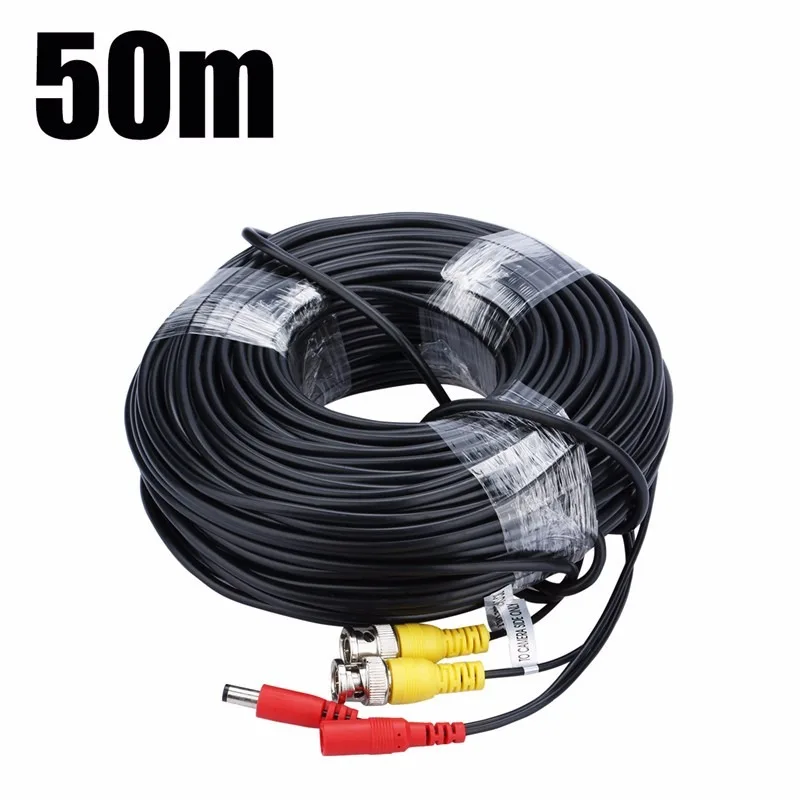 ESCAM 10~60M CCTV DVR Camera Recorder system video cable DC Power Security Surveillance BNC Cable