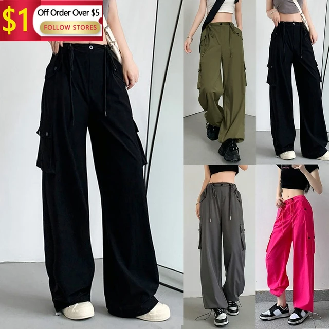 Cool Trousers Soft Cargo Pants Hip Hop Ankle-banded Women Pants Keep Trendy  - AliExpress