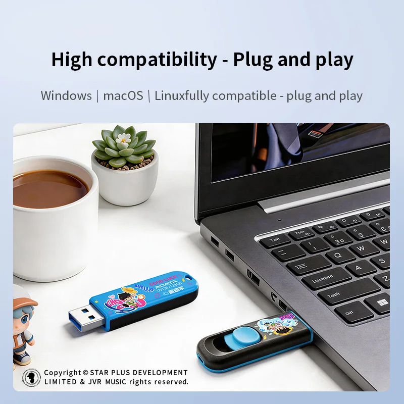 ADATA UV128 USB Flash Drive - High-Speed Portable Storage Solution