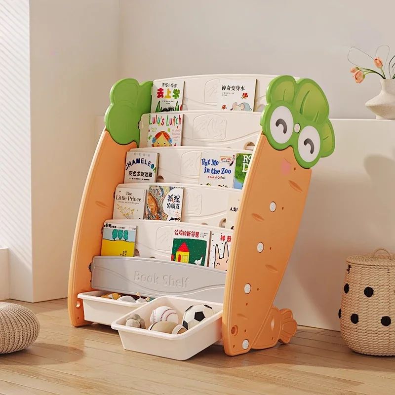 Baby Toy Storage Cabinet Classification Organization Storage Box Sundries Bookshelf Cabinet For Living Room Bedroom