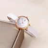 fashion slim leather lady quartz casual watch 2