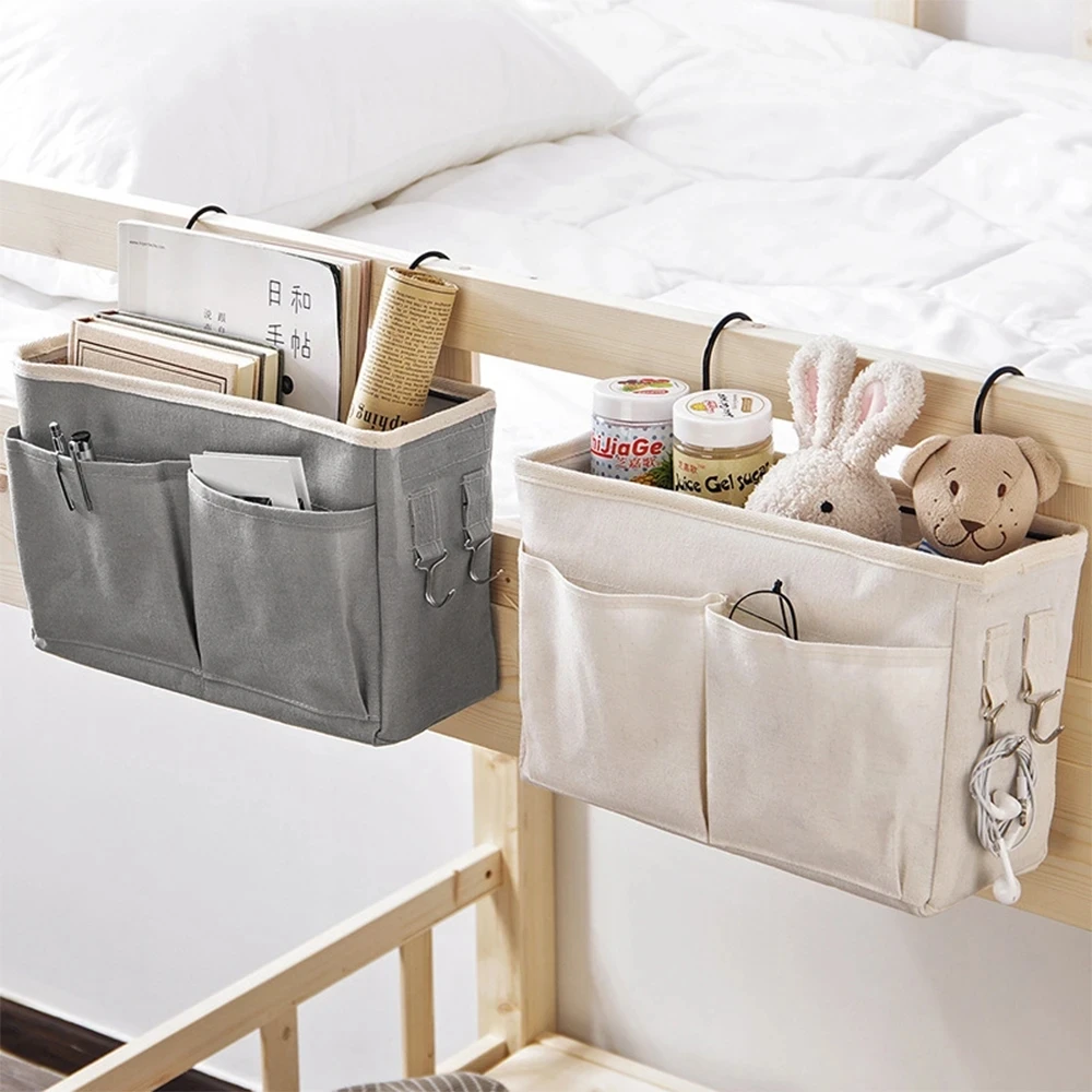 

2023 New Couch Storage Organizer Bed Holder Pockets Bedside Storage Organizer Bed Desk Bag Sofa TV Remote Control Hanging Caddy