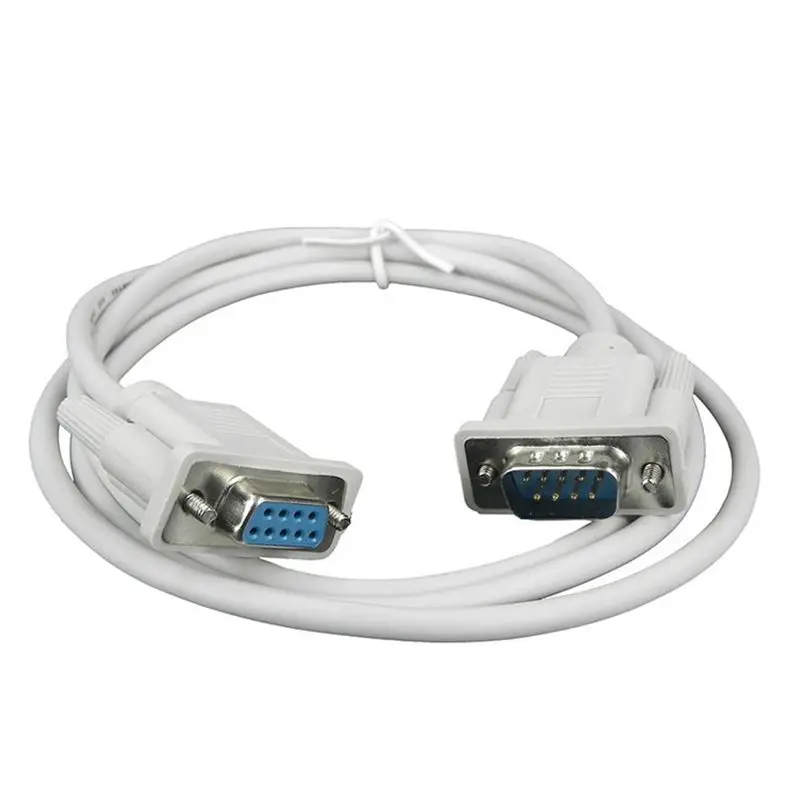 DB9MaletoFemaleRS232ExtensionSerialCable15mWhiteDB9RS232