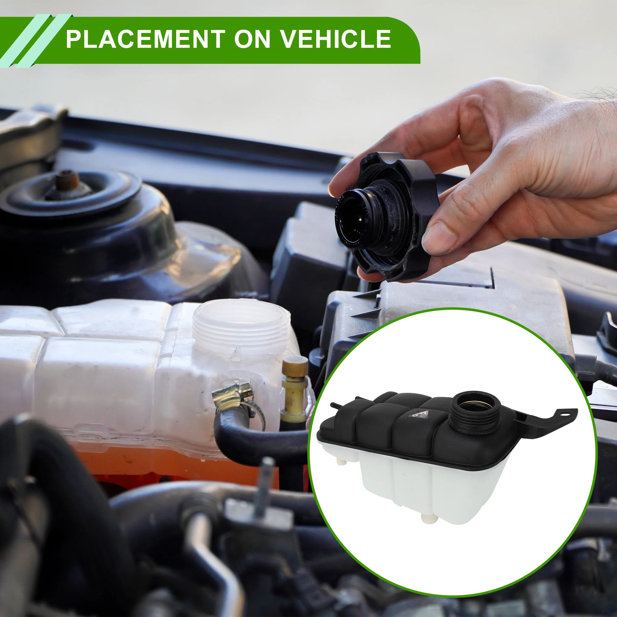 메르세데스 CL55 AMG 03-11용 UXCELL 냉각수 확장 오버플로우 탱크 No.2205000149