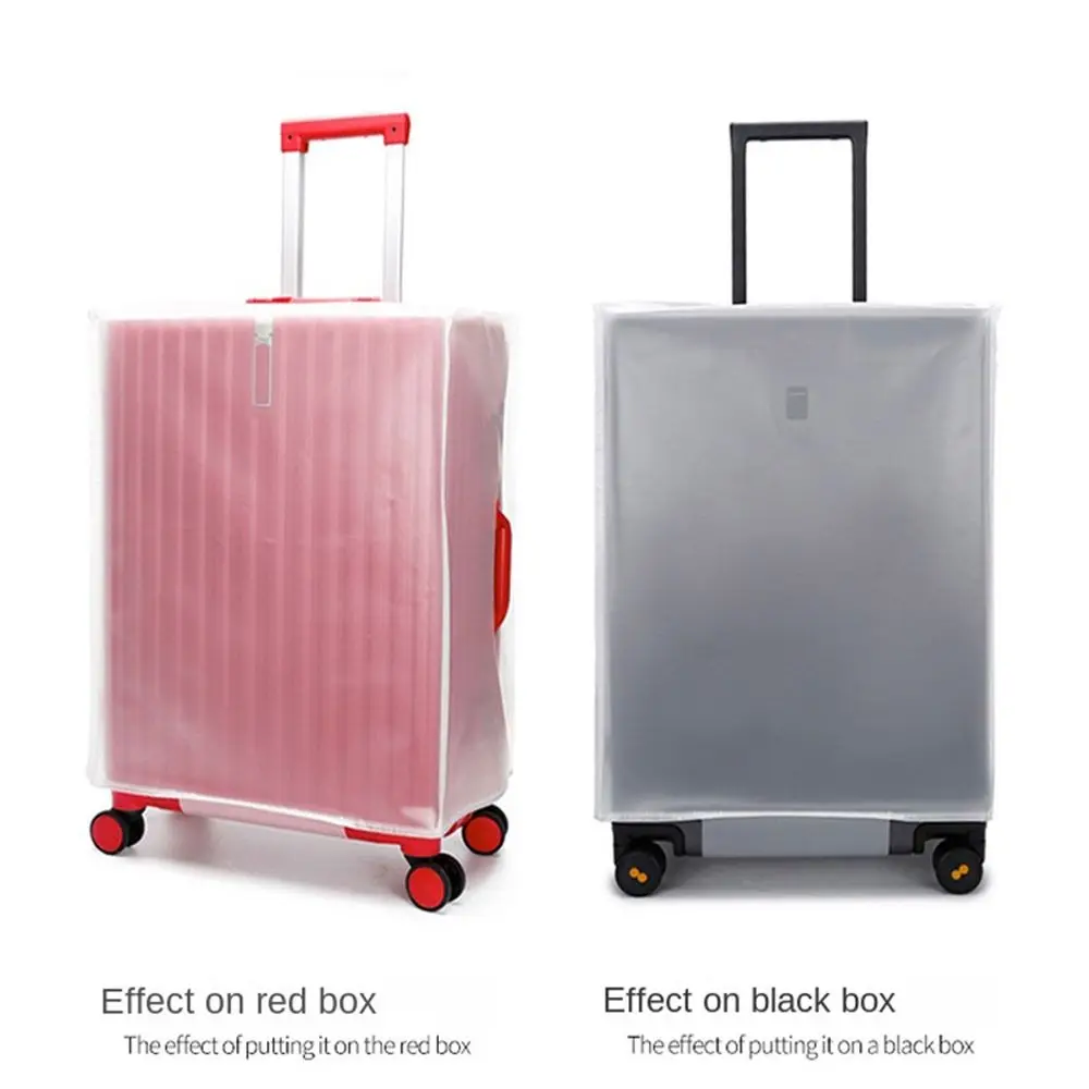 16-28인치 여행용 가방 커버 투명 EVA 가방 보호 커버 방진 방수 여행가방 보호 커버