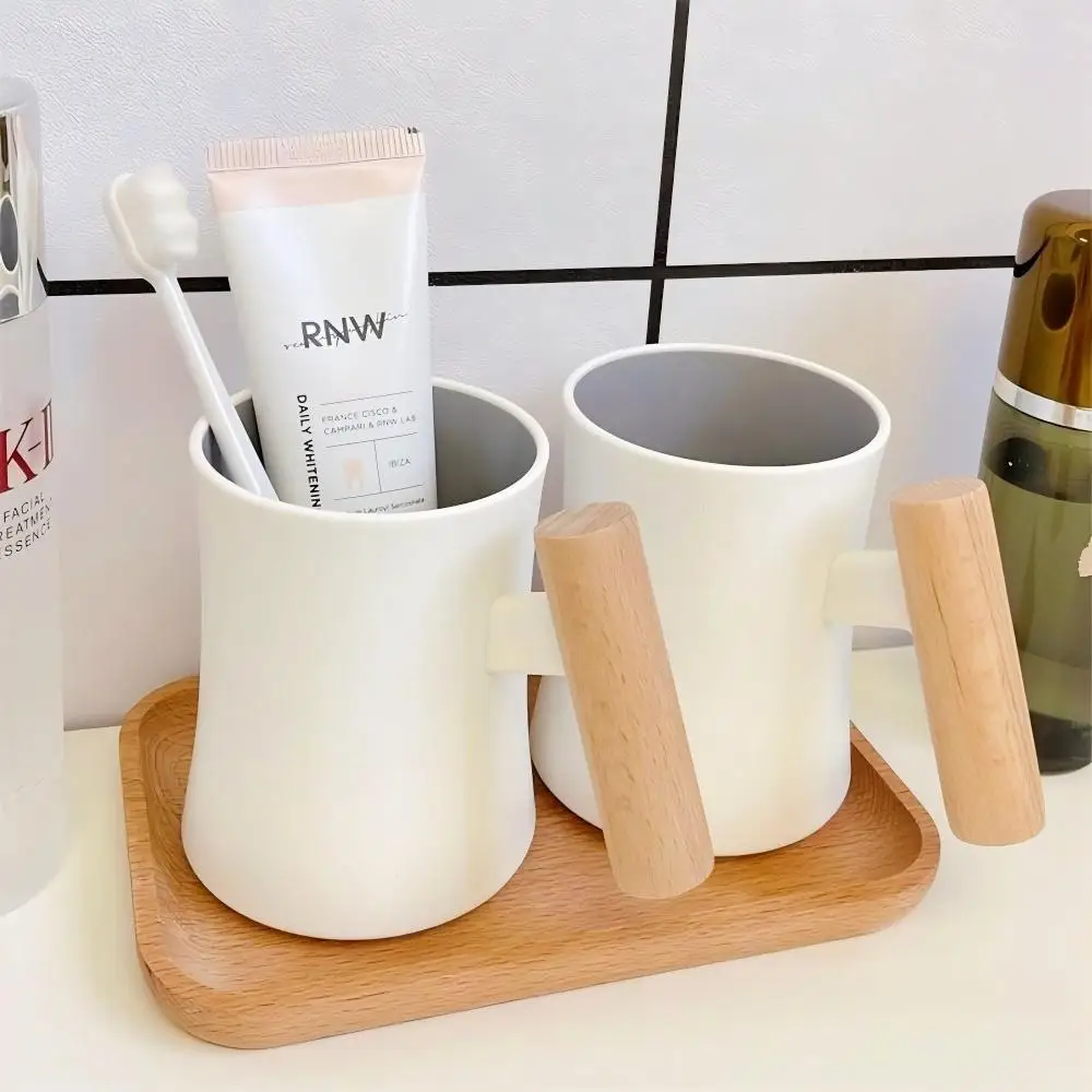 Creative Bathroom Tumbler Set For Couples Simple Toothbrush Cup_voghion.com