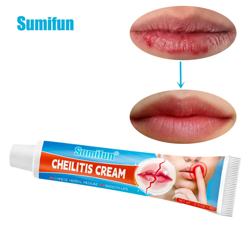 

20g Sumifun Natural Herbal Lip Cream Cold Sores Treatment Lip Repair Anti Lip Wrinkles Chapped Moisturizing Lip Balm Lips Care