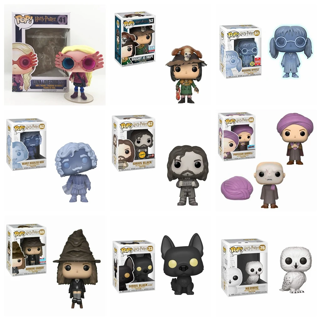 Funko Pop New Luna 41 # Snape 52 # Rita Skeeter 83 # Malfoy Quasi Senza Testa Nick 62 # Ron Voldemort Mrs. Norris Action Toy Figure