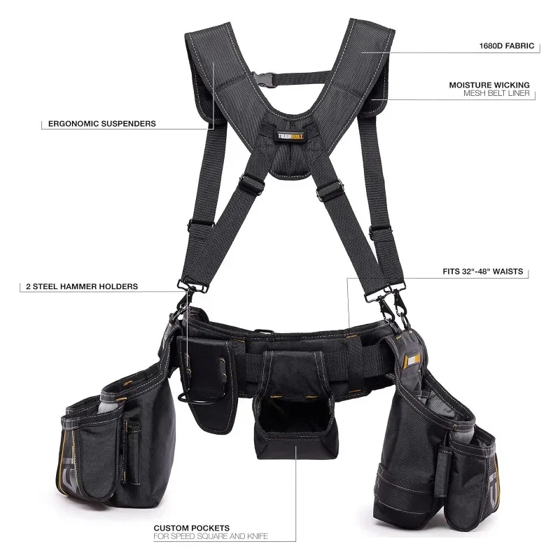ToughBuilt TB-303-6 Framer Suspension Rig With Pockets Tools TOUGHBUILT Packaging Bag 2