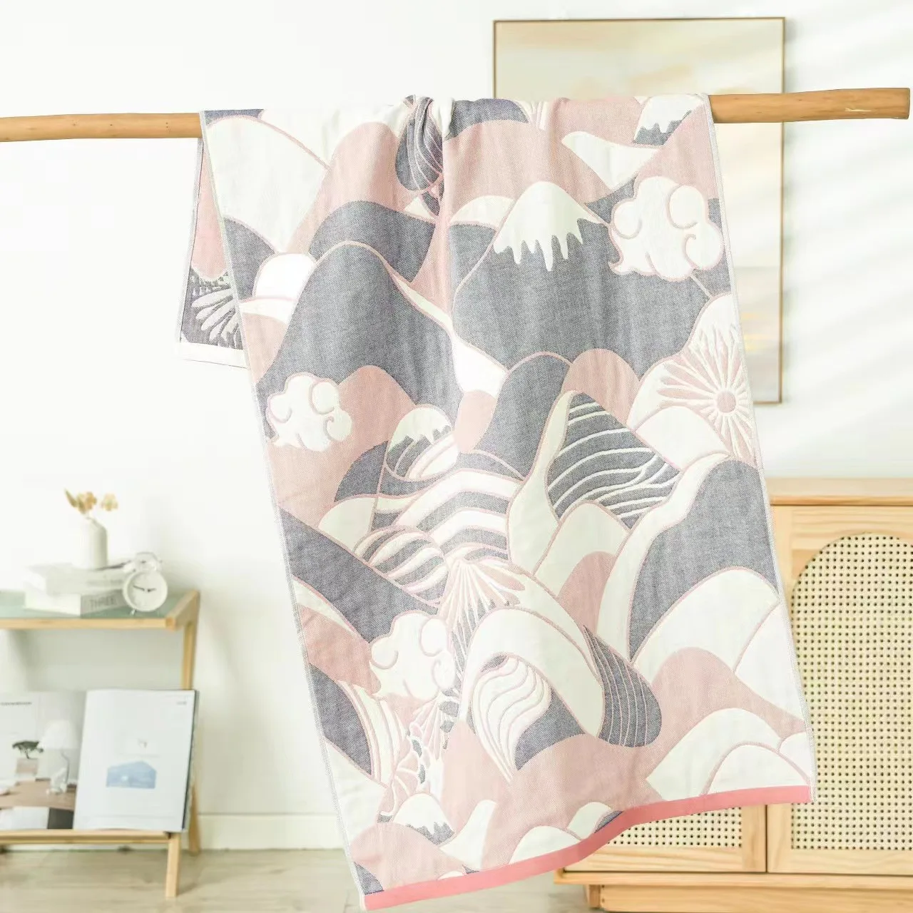 Cotton Gauze Bath Towel for Men and Women, Bathroom Towel, High Quality, 70*140 cm