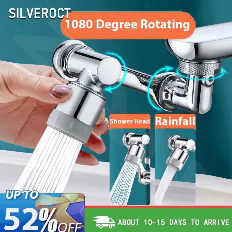 Faucet Tap Aerator Nozzle Sprayer Filter Water Copper Bathroom Faucet
