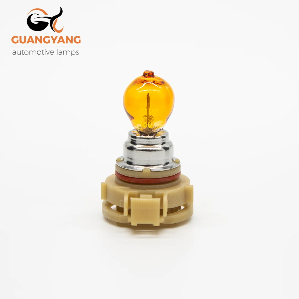 2 Pcs PSY24W PG20-4 12V 24W 2800K Yellow Amber Fog Light Auto Halogen Bulb Car Headlight Lamp Daylight Turn Signal For BMW Audi