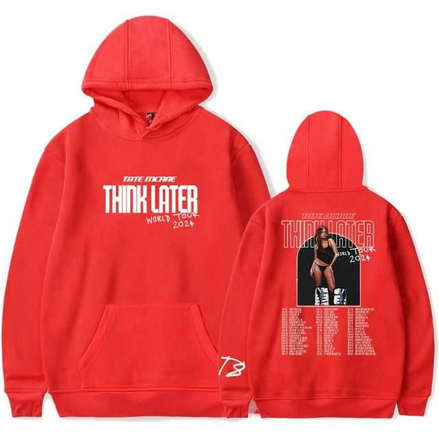 TATE MCRAE THINK LATER WORLD TOUR THEMED HOODIE