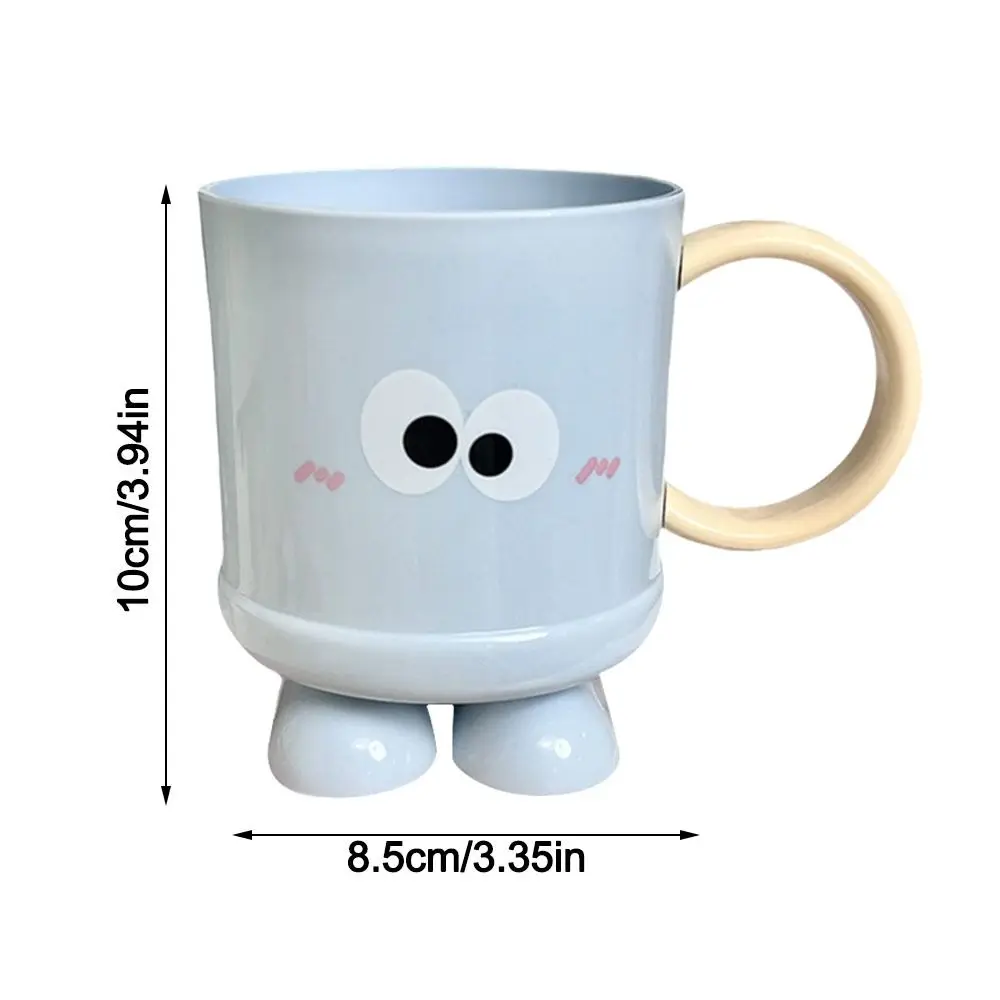 Cartoon Big Eyes Expression Plastic Toothbrush Cup For Bathroom_voghion.com