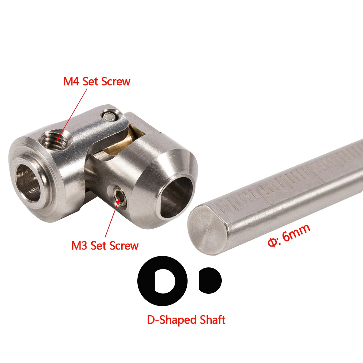スチール 68-229mm 長さにカットドライブシャフトユニバーサル