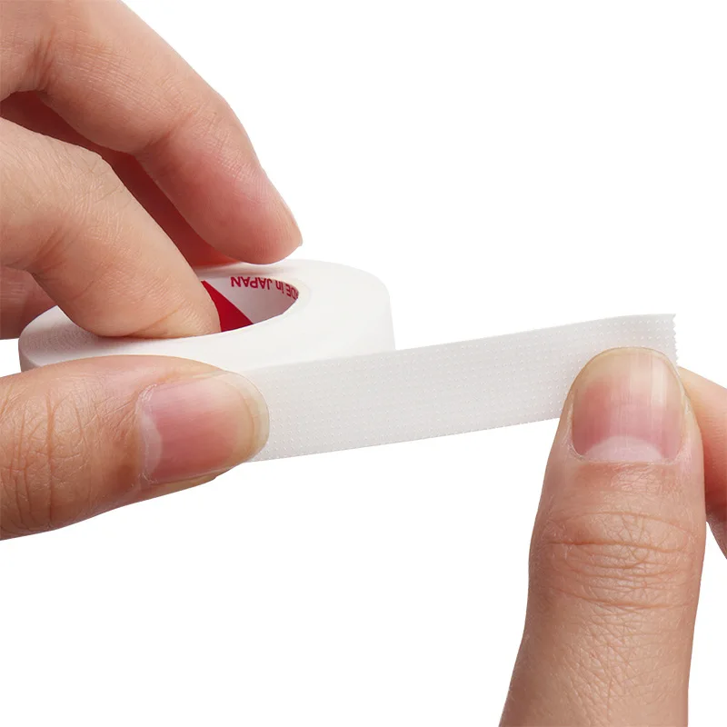 Breathable Easy Tear Medical Tape White Silk Paper Under Patches Eyelash Extension Supply Eyelash Extension Tape
