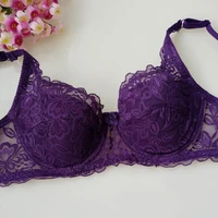 Soutien-gorge push-up en dentelle pour femme, sous-vêtements, lingerie, couvre-poitrine, mince, coupe complète, réglable, sans armatures, sexy, grande taille, été 5