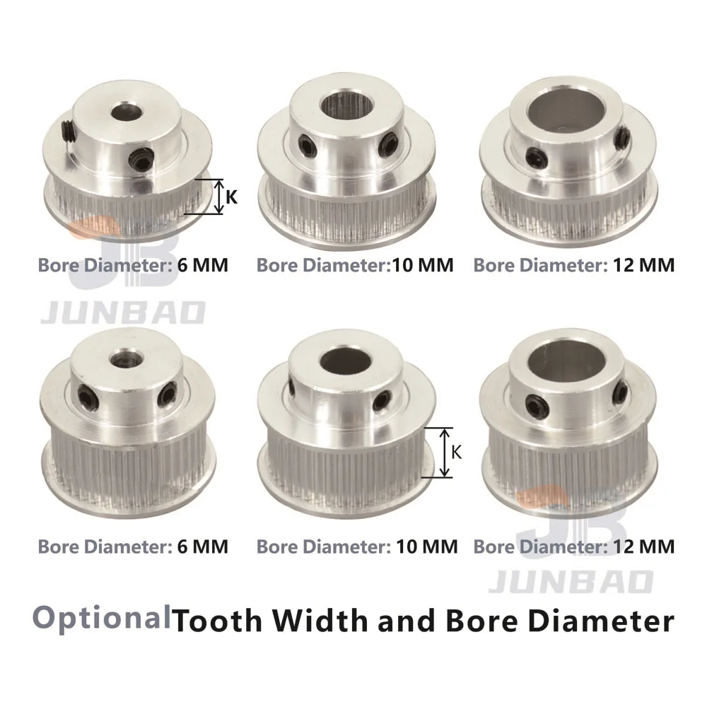 2GT 20T 60 Tooth Synchronous pulley and Timing Belt width 15MM Belt length 180 200 220 280 300 400 500 600 1000 3D Printer Parts fixed pulley,timing belt pulley,belt pulley,timing pulley