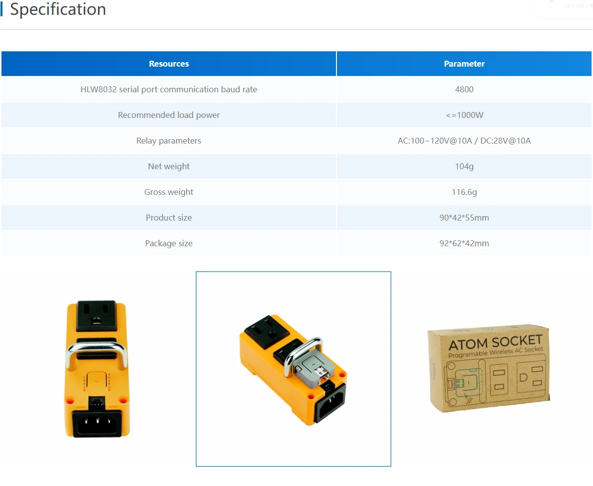 Official ATOM Socket Kit (HLW8023) - JP&US
