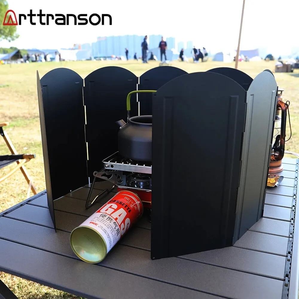Camping Stove Windscreen 8 Plates Portable with Carrying Bag stove windscreen camping stove gas stove