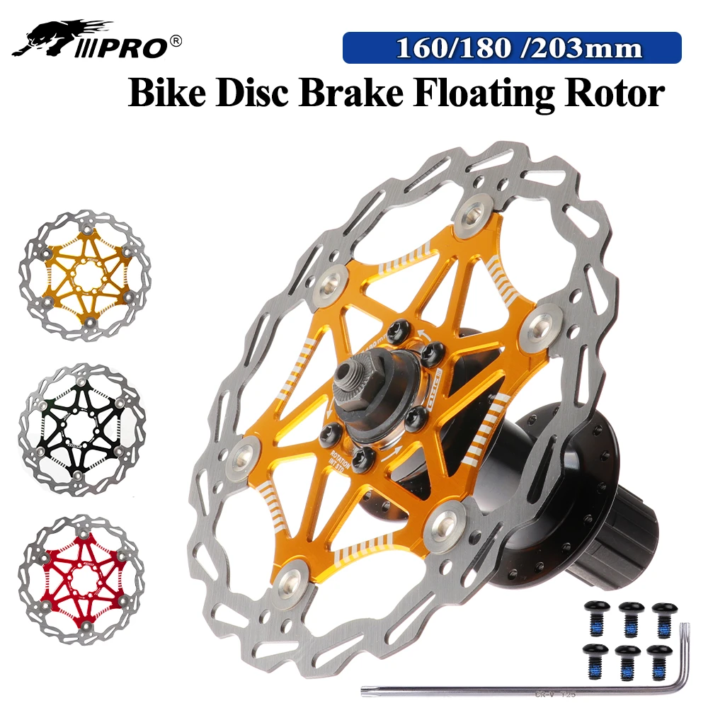 IIIPRO 160 180 203 mm Bike Disc Brake Rotors Floating DH Ultralight
