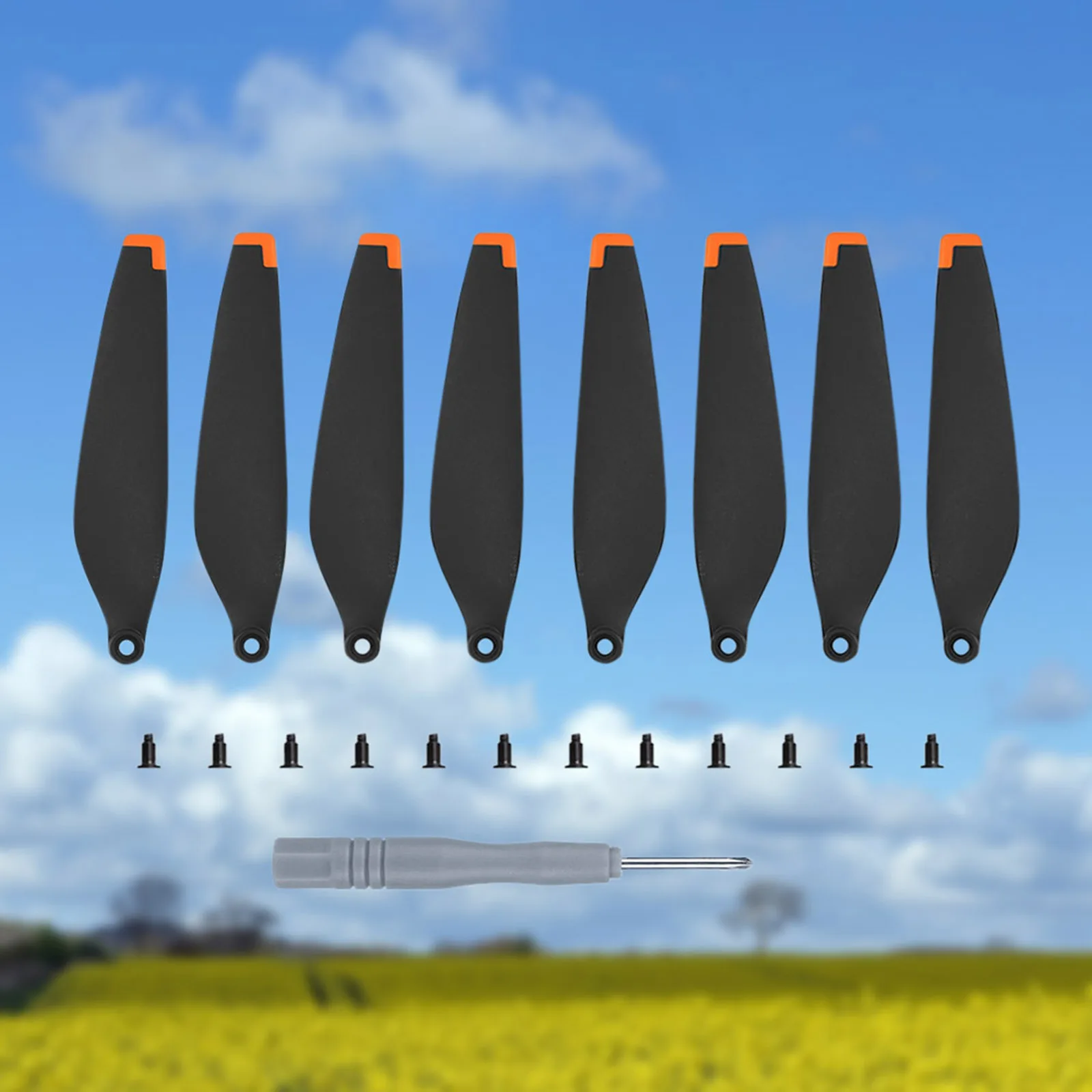 8pcs Mini Propellers Replacement Spare Propeller Drone Accessory with Screw Accessories Wing Blade Light Weight for DJI Mini 3
