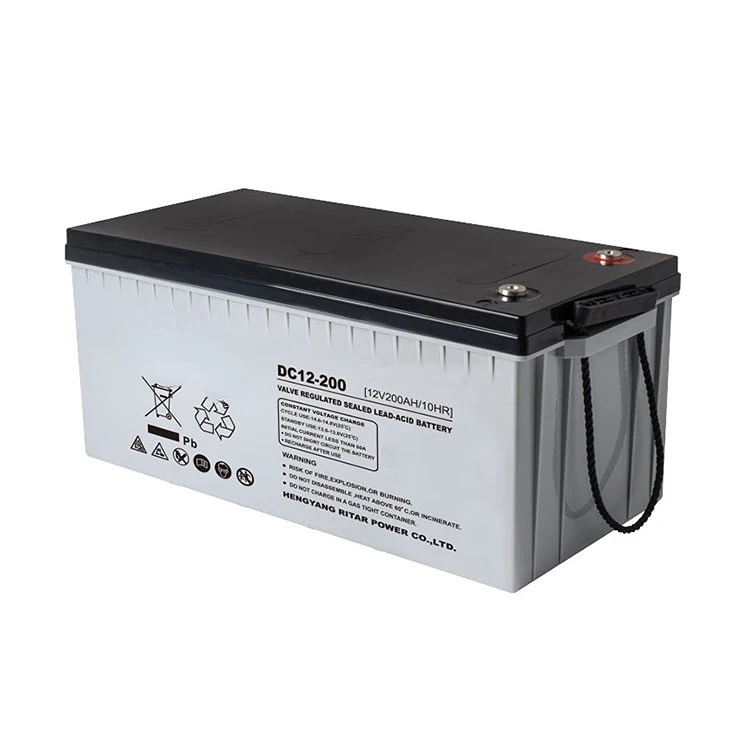 Ritar Gel Sistema Di Accumulo Di Energia Solare Batteria 12V 100Ah 120Ah 150Ah 200Ah 250Ah Deep Cycle Agm Batterie Al Piombo Sigillate